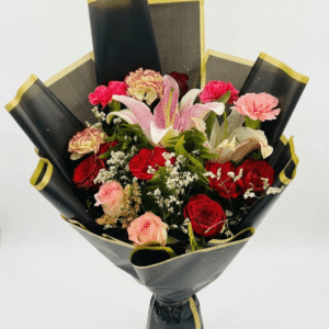 midnight-velvet-regal-mixed-lily-rose-bouquet